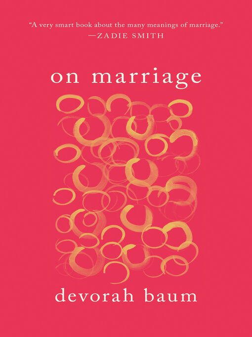 Title details for On Marriage by Devorah Baum - Wait list